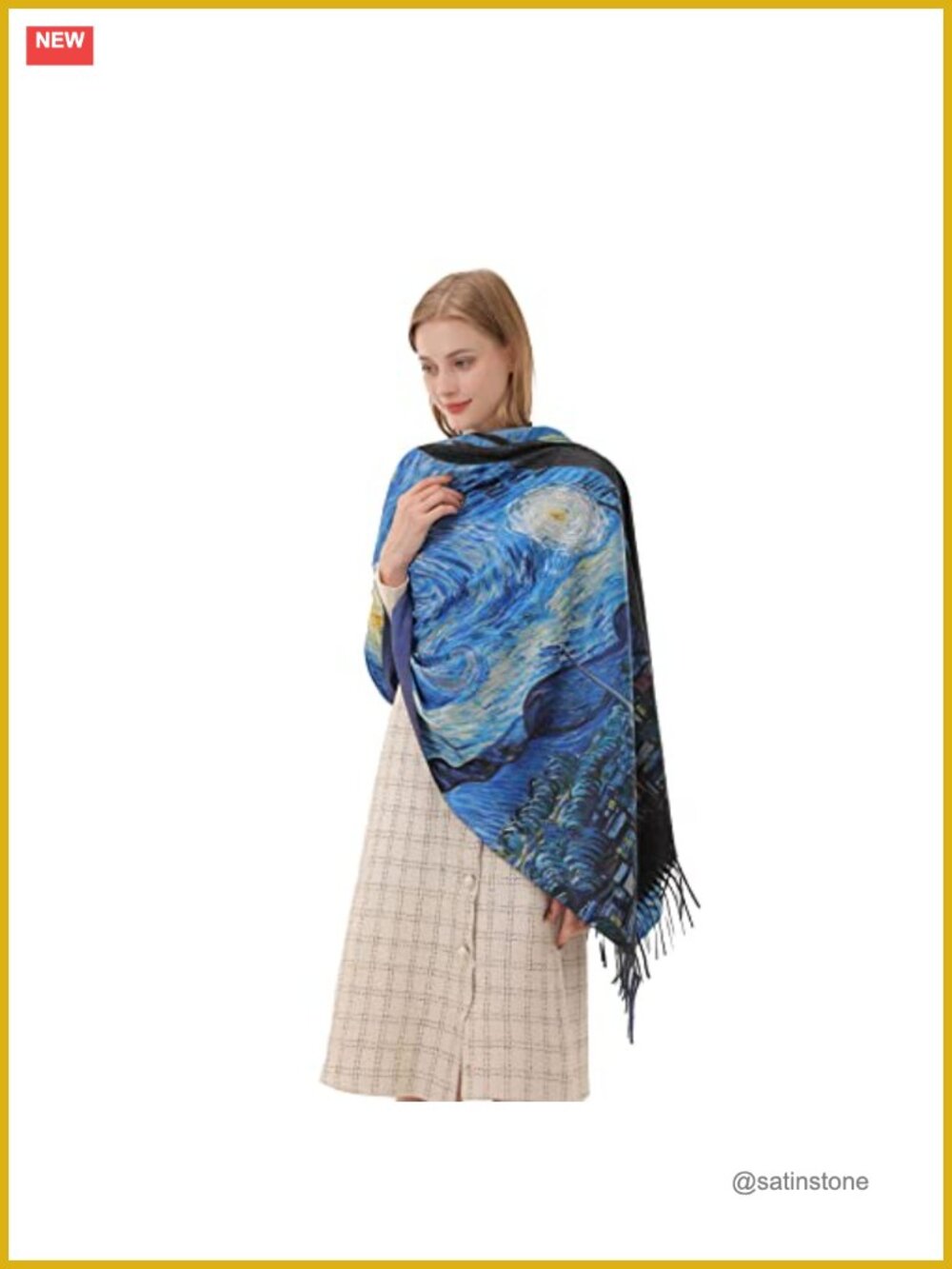 Pashmina Cashmere Scarf Shawl Wrap Large Blanket Scarf for Women Winter Warm